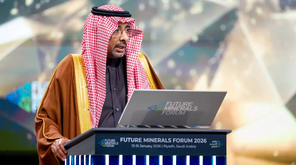 وزير الصناعة والثروة المعدنية السعودي بندر الخريف (الشرق الأوسط)