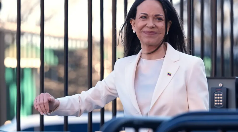 Maria Corina Machado Beyaz Saray'a geldi (AP)