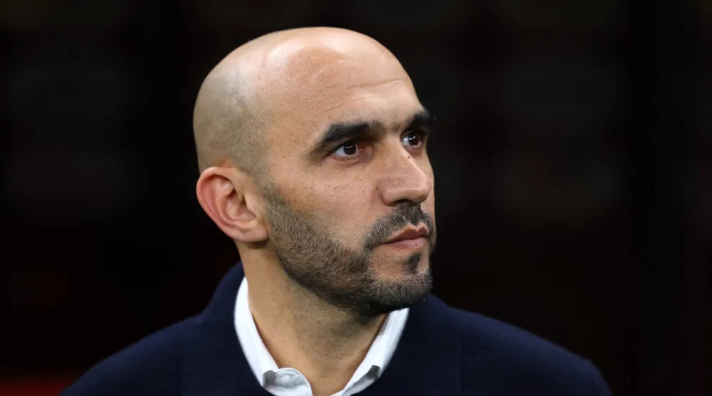 Soccer Football - CAF Africa Cup of Nations - Morocco 2025 - Semi Final - Nigeria v Morocco - Prince Moulay Abdellah Stadium, Rabat, Morocco - January 14, 2026 Morocco coach Walid Regragui before the match REUTERS/Siphiwe Sibeko