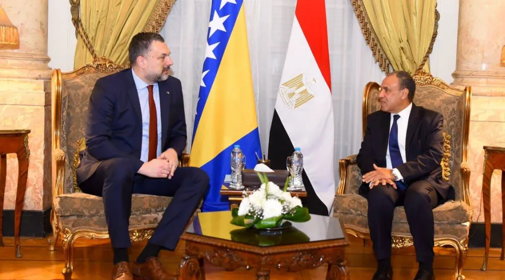 محادثات بدر عبد العاطي مع وزير خارجية البوسنة والهرسك في القاهرة السبت (الخارجية المصرية)