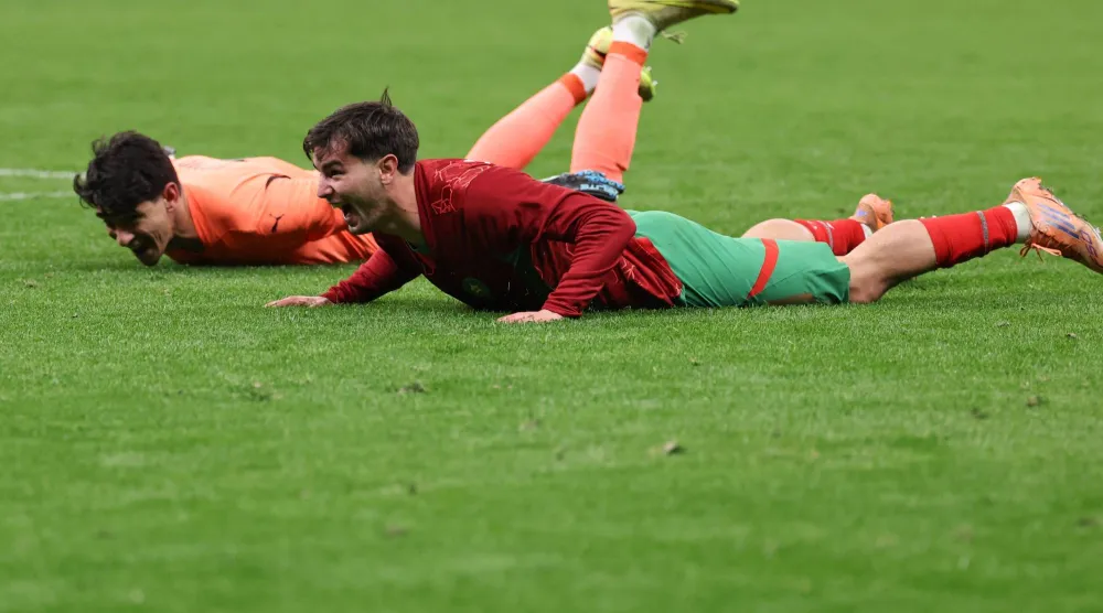براهيم دياز يتألق مع المغرب في أمم أفريقيا (أ.ف.ب)