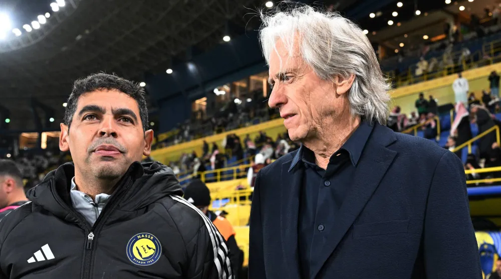 خورخي خيسوس المدير الفني لفريق النصر (رويترز)