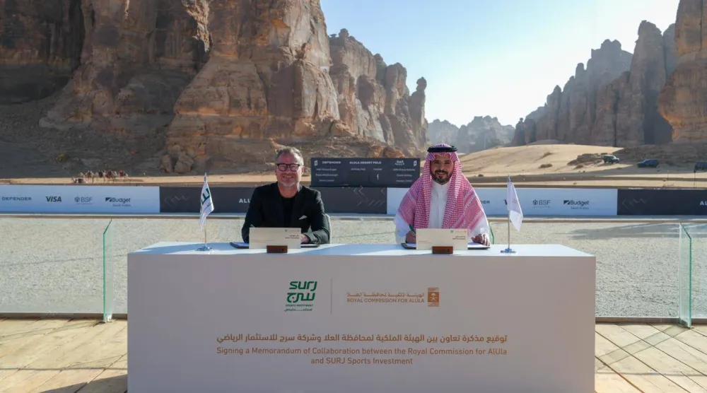 جانب من توقيع مذكرة التعاون في العلا (الهيئة الملكية لمحافظة العُلا)