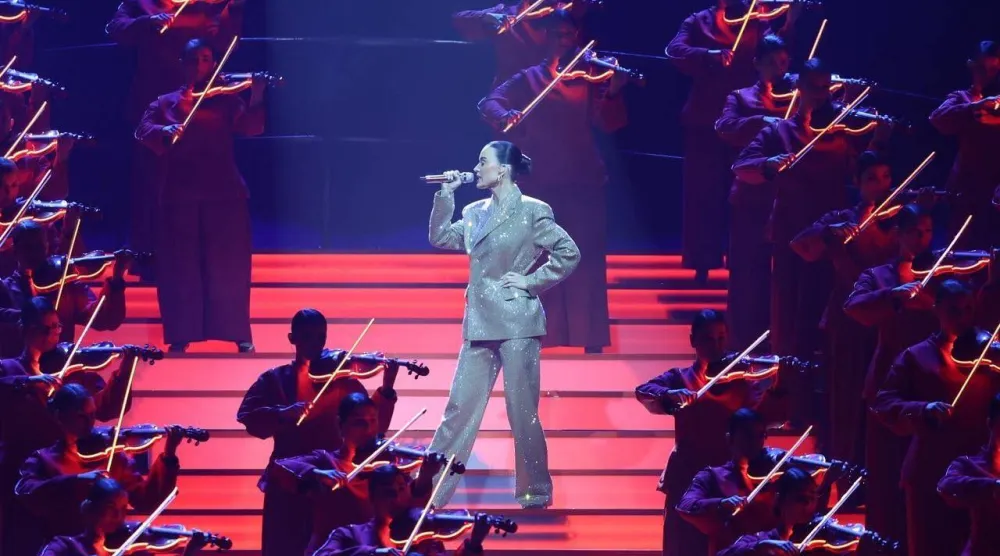 افتتحت النجمة كيتي بيري حفل «Joy Awards 2026» بعرضٍ موسيقي (هيئة الترفيه)