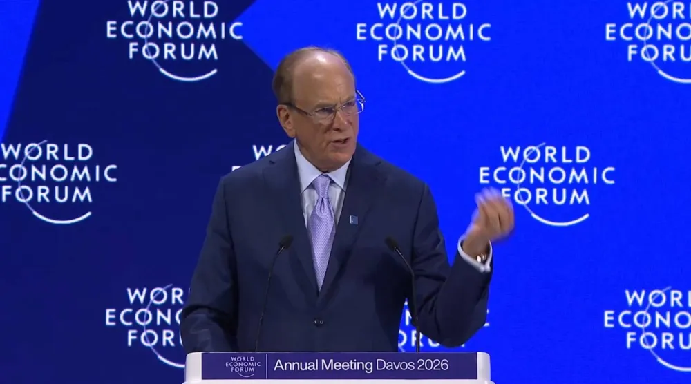 الرئيس التنفيذي لـ«بلاك روك» لاري فينك (الشرق الأوسط)