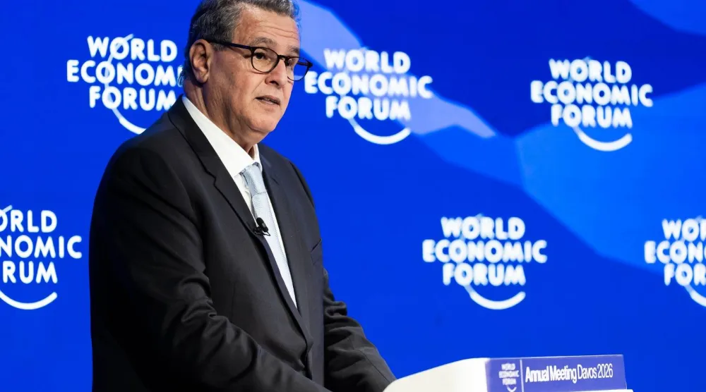 رئيس الحكومة المغربية عزيز أخنوش (المنتدى الاقتصادي العالمي)