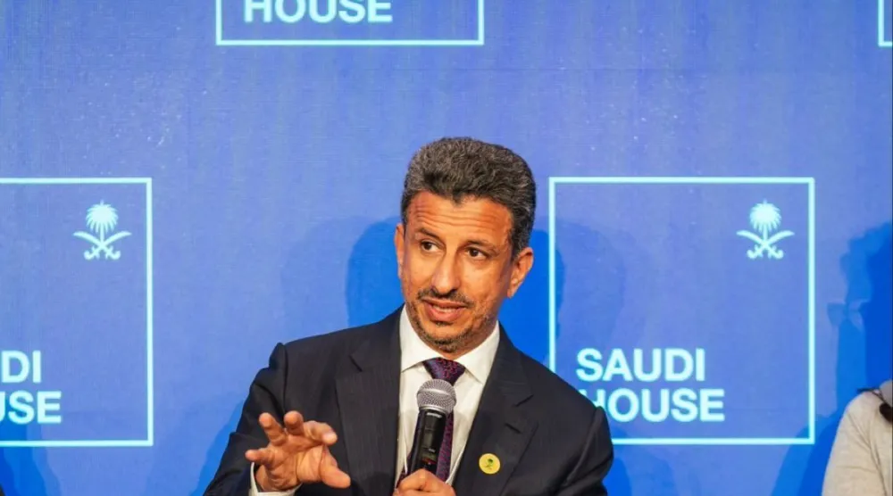 وزير السياحة خلال مشاركته في المنتدى الاقتصادي العالمي في دافوس السويسرية (الشرق الأوسط)