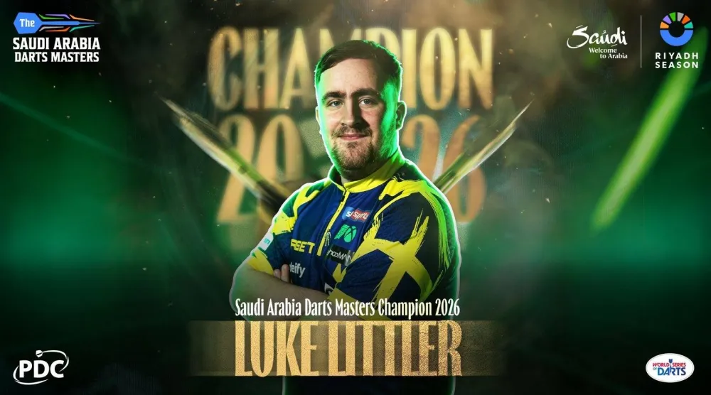 الإنجليزي لوك ليتلر بطلاً لبطولة ماسترز السعودية للسهام 2026 (موسم الرياض)