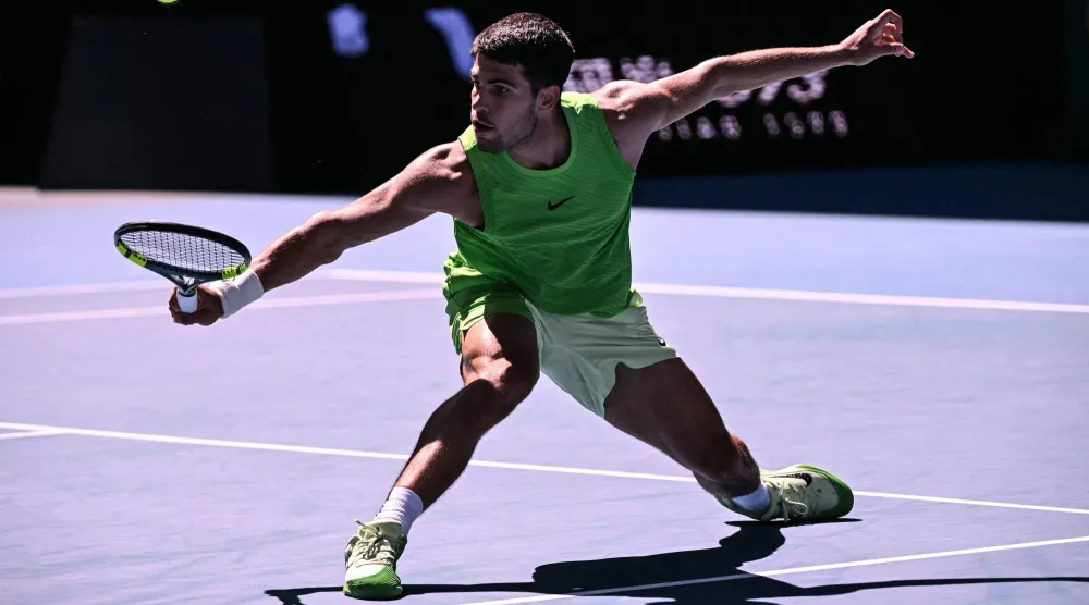  كارلوس ألكاراس (أ.ف.ب)