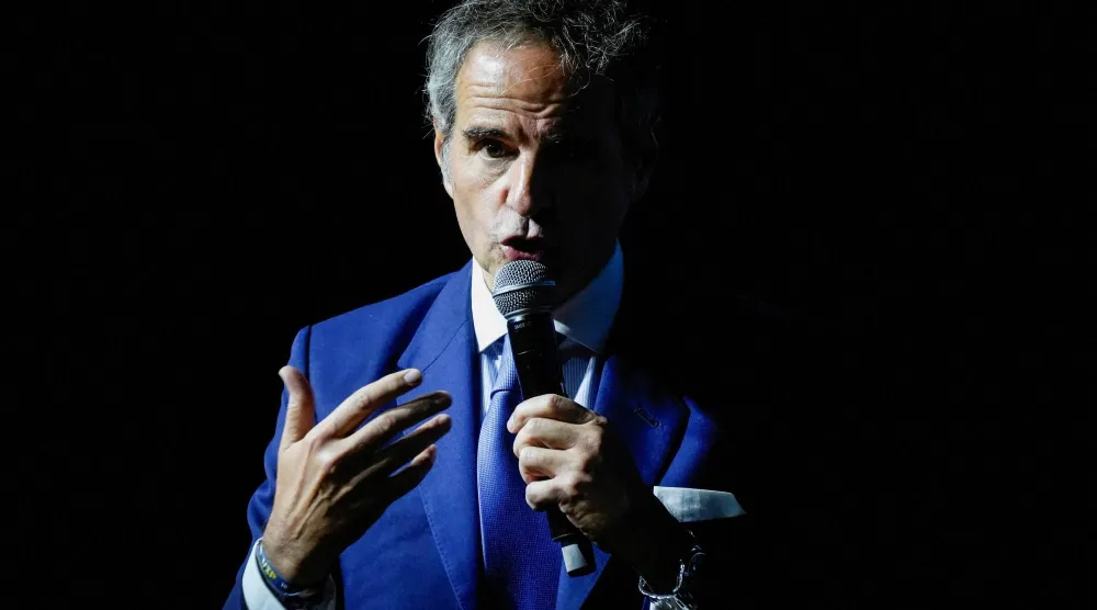 المدير العام للوكالة الدولية للطاقة الذرية رافاييل غروسي (رويترز)