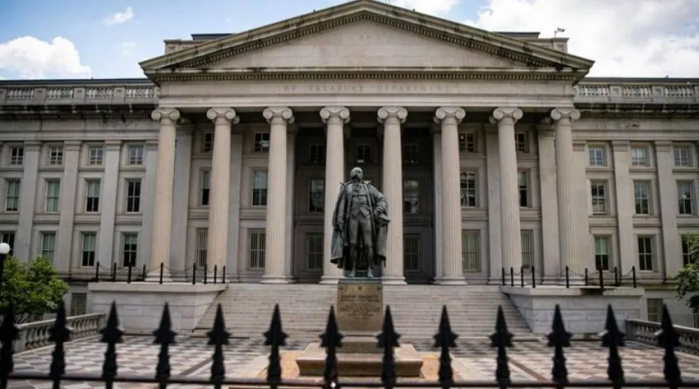 مبنى وزارة الخزانة الأميركية في واشنطن (أرشيفية-رويترز)
