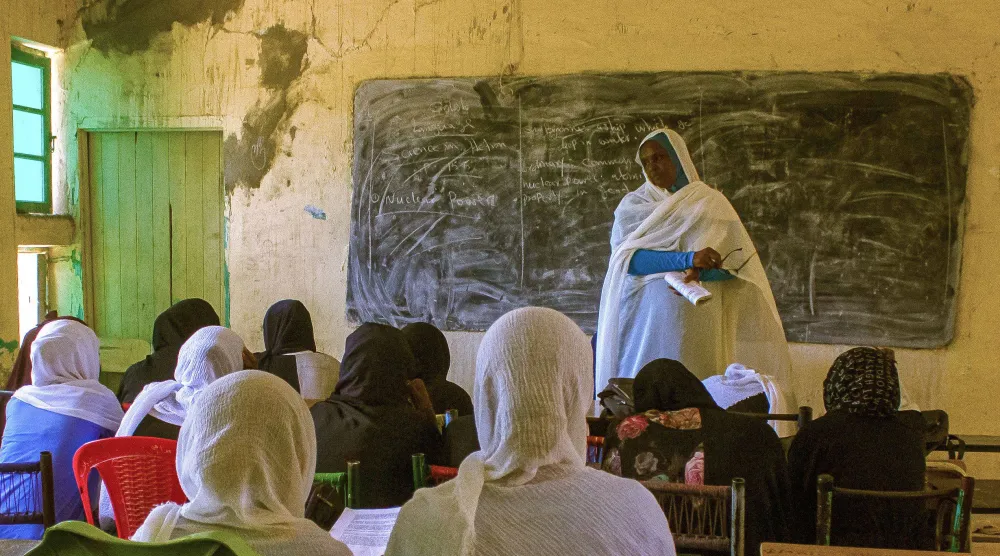 طلاب وتلاميذ السودان متوقفون عن الدراسة منذ اندلاع الحرب (أ.ف.ب)