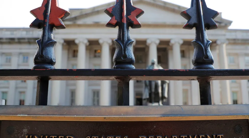 وزارة الخزانة الأميركية في واشنطن (رويترز)