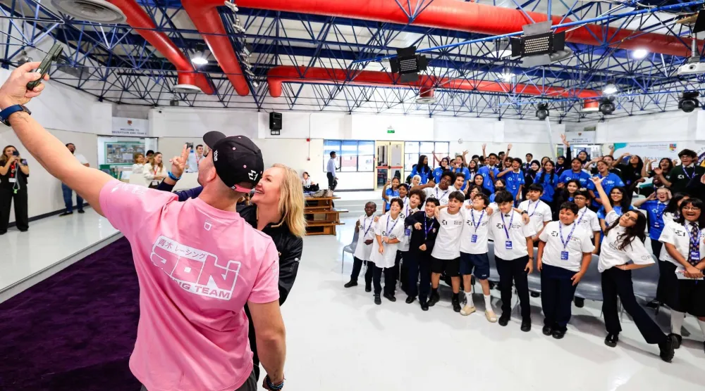 أكثر من 100 طالب وطالبة شاركوا في الورشة التعليمية (الشرق الأوسط)