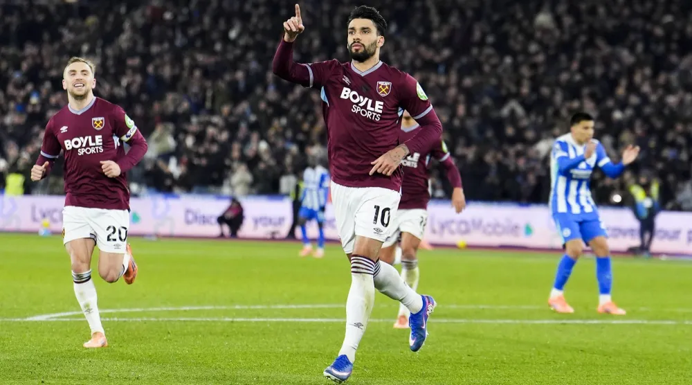 لاعب وسط وست هام يونايتد لوكاس باكيتا (د.ب.أ)