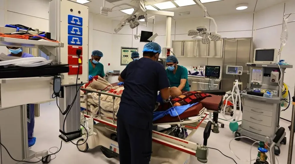 استقرت حالة المريض بعد التدخل الطبي السريع في إنجاز إنساني لافت (واس)