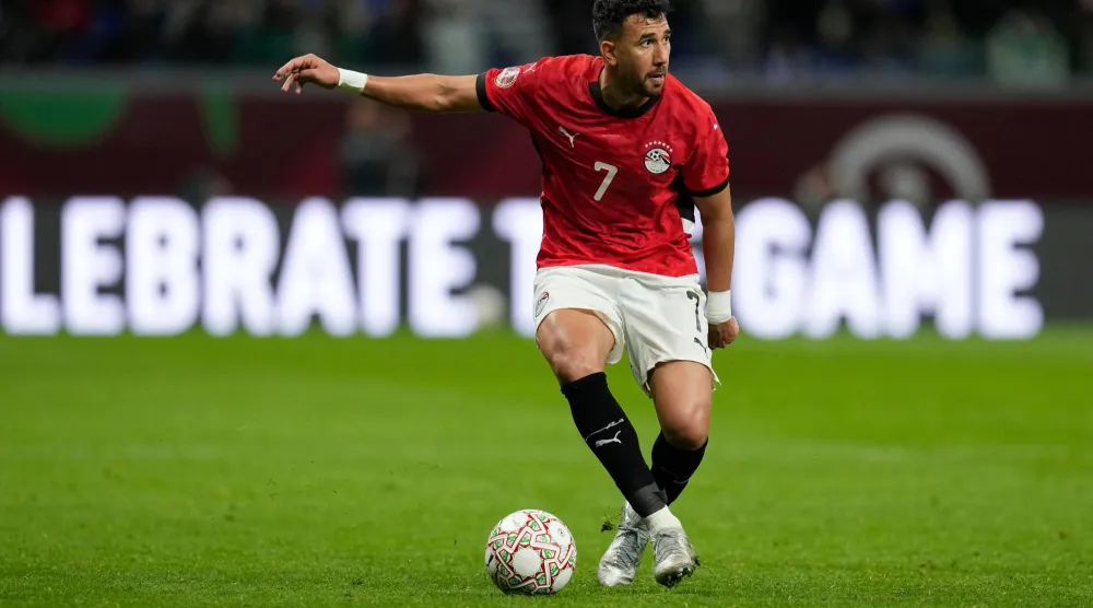 محمود حسن «تريزيغيه» لاعب الأهلي ومنتخب مصر (أ.ب)