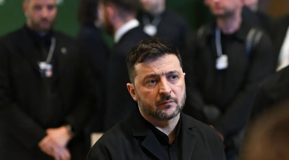 الرئيس الأوكراني فولوديمير زيلينسكي (أ.ف.ب)