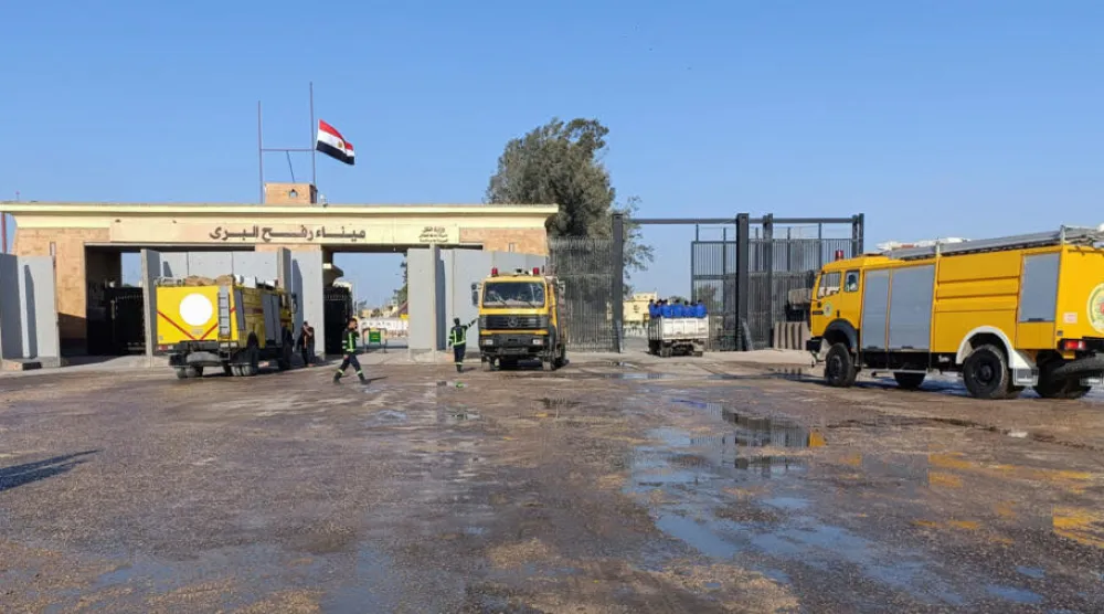 معبر رفح (رويترز)