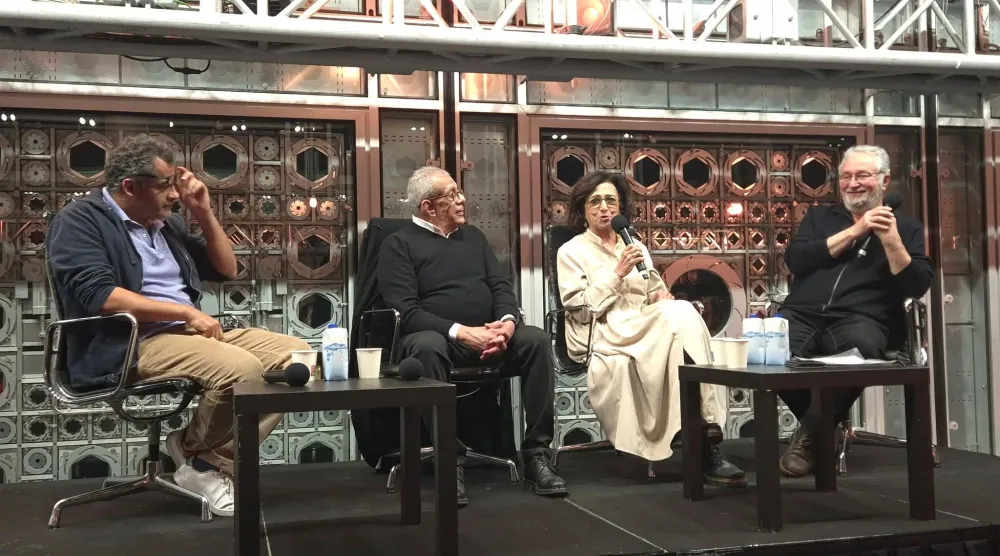 خلال ندوة بورتريه وإرث شاهين (حساب المخرج نمير عبد المسيح بفيسبوك)