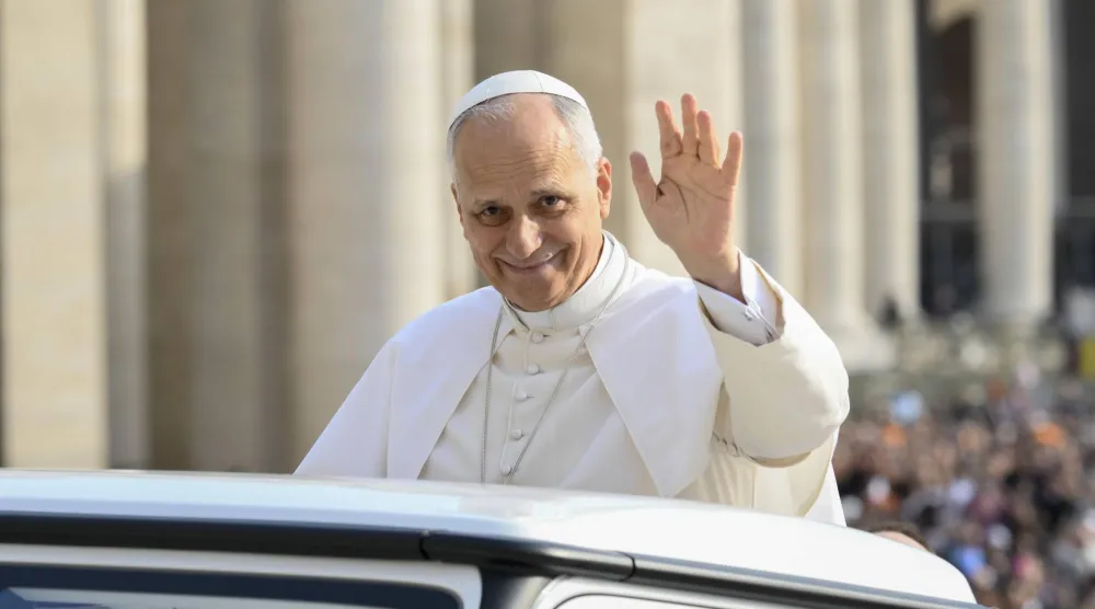 البابا لاوون الرابع عشر (إ.ب.أ)