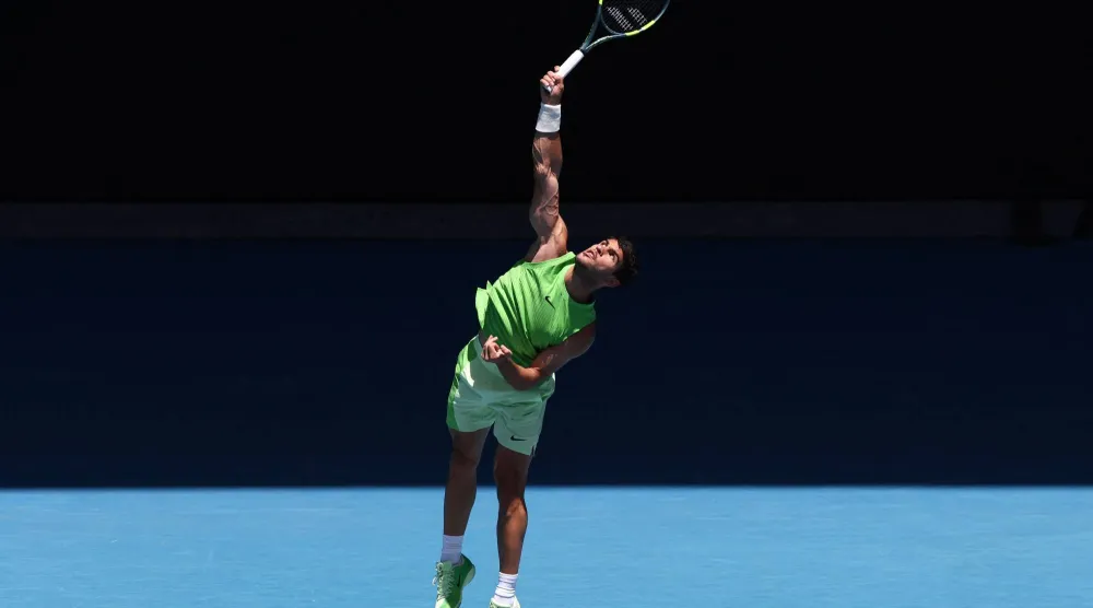  كارلوس ألكاراس (أ.ف.ب)