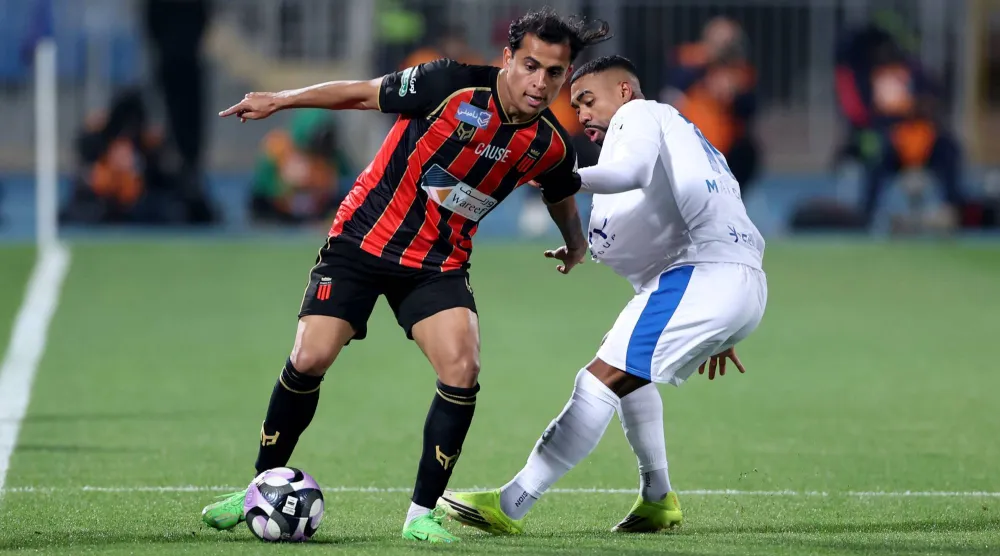 رحلة الهلال توقفت بتعادل أمام الرياض (تصوير: مشعل القدير) 