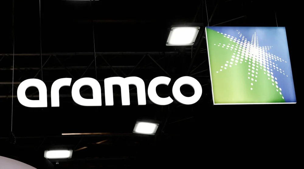 شعار «أرامكو» (رويترز)
