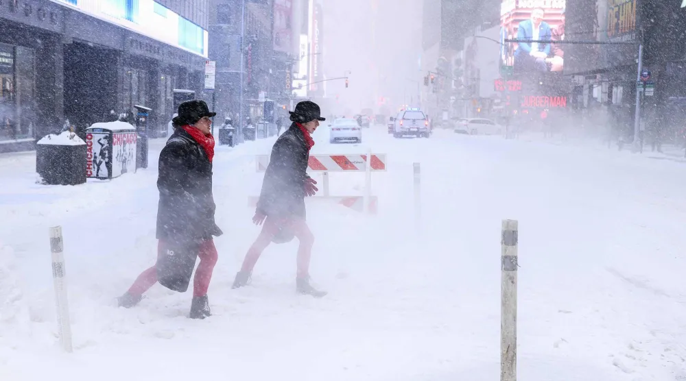 تستمر موجة البرد القارس الاثنين في معظم أنحاء الولايات المتحدة (أ.ف.ب)