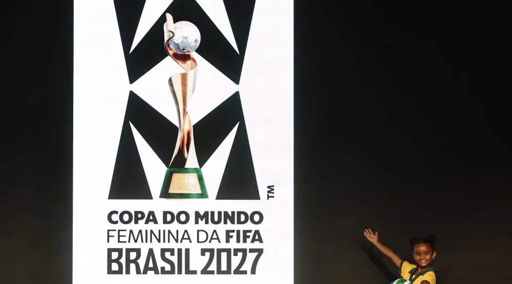 الكشف عن الشعار الرسمي لكأس العالم للسيدات «البرازيل 2027» (إ.ب.أ)