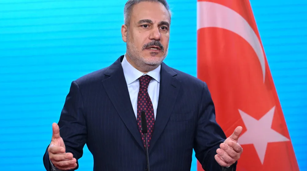 وزير الخارجية التركي هاكان فيدان (د.ب.أ)