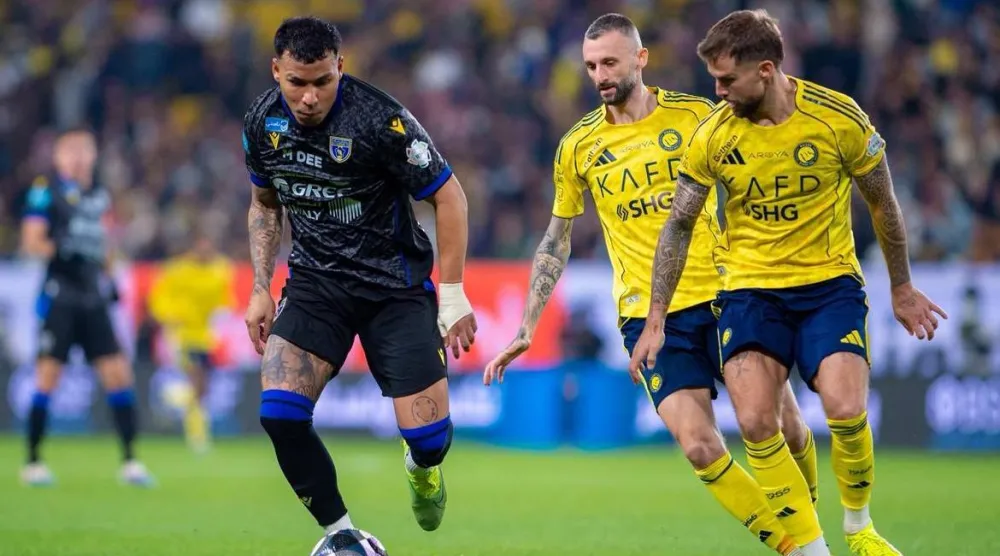 التعاون خسر مباراته أمام النصر وتوقفت رحلة انتصاراته (نادي التعاون) 