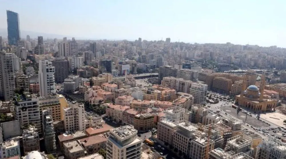 منظر عام لوسط بيروت (رويترز)