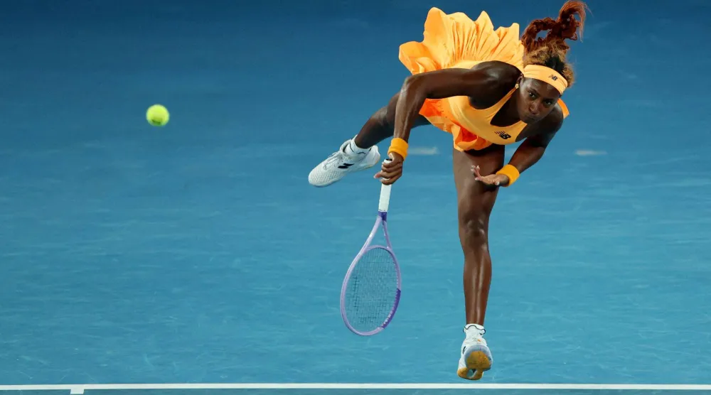 كوكو غوف كانت منزعجة من أدائها (رويترز)