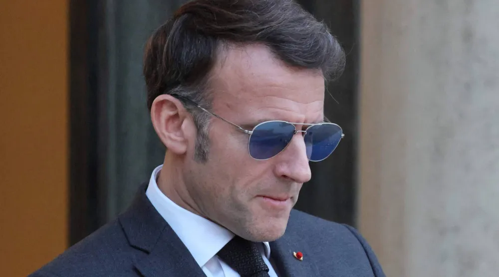 الرئيس الفرنسي إيمانويل ماكرون (أ.ف.ب)