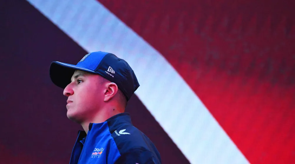 إسحاق حجار سائق ​ريد بول (إ.ب.أ)