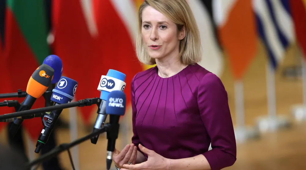 مسؤولة السياسة الخارجية في الاتحاد الأوروبي كايا كالاس (إ.ب.أ)