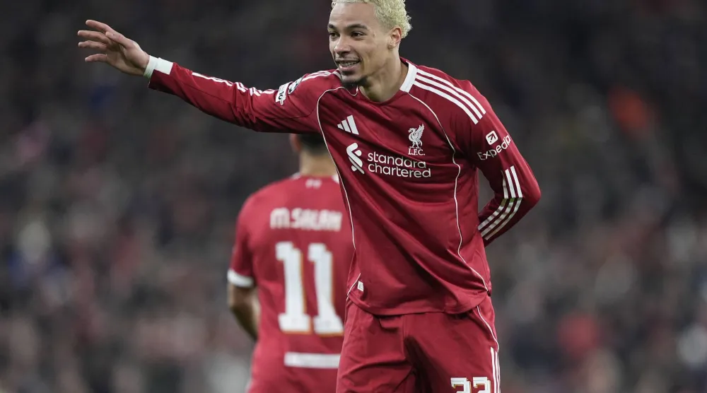 هوغو إيكيتيكي لاعب فريق ليفربول (د.ب.أ)