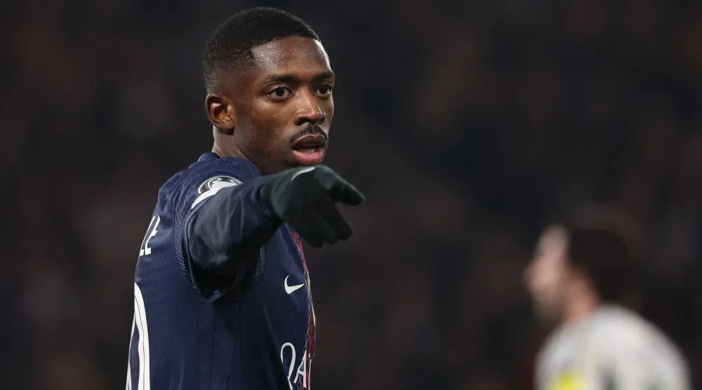 عثمان ديمبيلي نجم باريس سان جيرمان (أ.ف.ب)