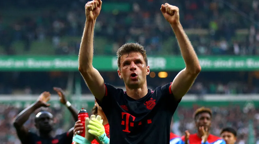 نجم الكرة الألمانية السابق توماس مولر (رويترز)