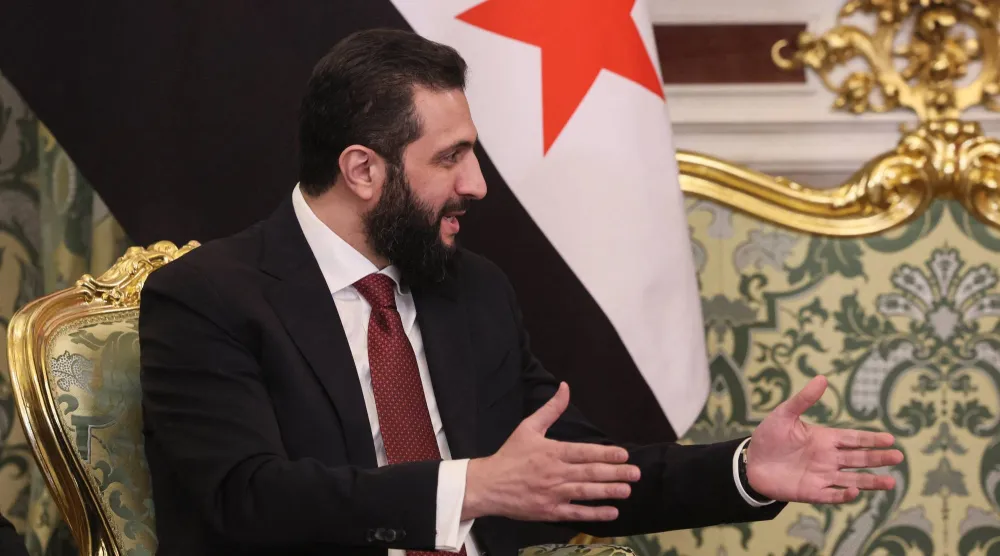 الرئيس السوري أحمد الشرع (رويترز)