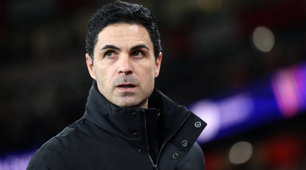 أرتيتا مدرب آرسنال (إ.ب.أ)