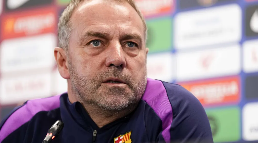 فليك خلال المؤتمر الصحافي (إ.ب.أ)