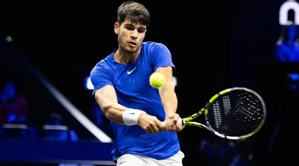 الإسباني كارلوس ألكاراس موهبة كبيرة (د.ب.أ)