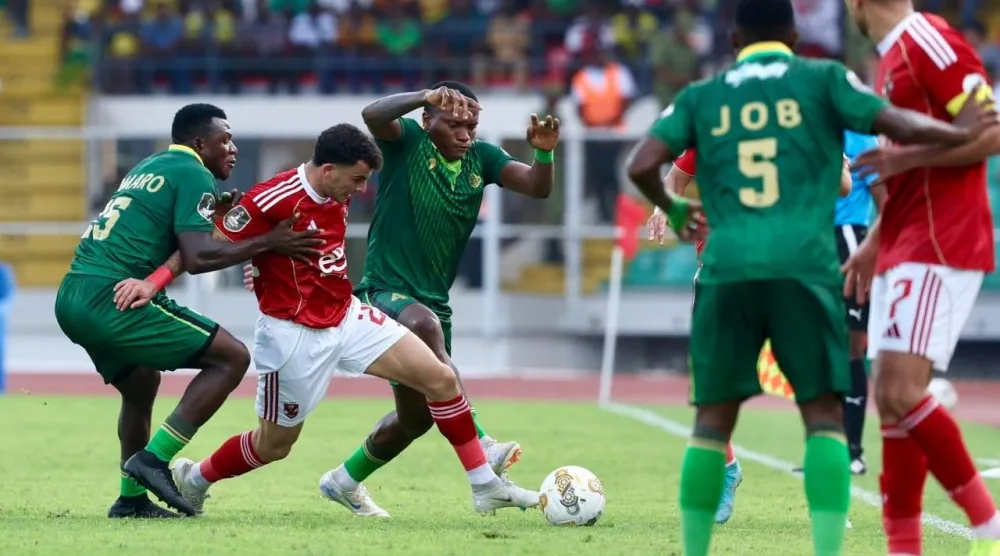 التعادل حسم مواجهة يانغ أفريكانز والأهلي (النادي الأهلي)