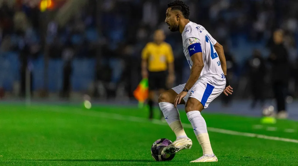 سالم الدوسري خلال المباراة الأخيرة أمام القادسية (تصوير: عيسى الدبيسي)