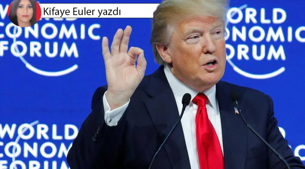 Trump, Dünya Ekonomi Forumu’na ev sahipliği yapan İsviçre'ye sert eleştirilerde bulunarak İsviçreli yetkilileri şaşırtmayı başardı (AFP)