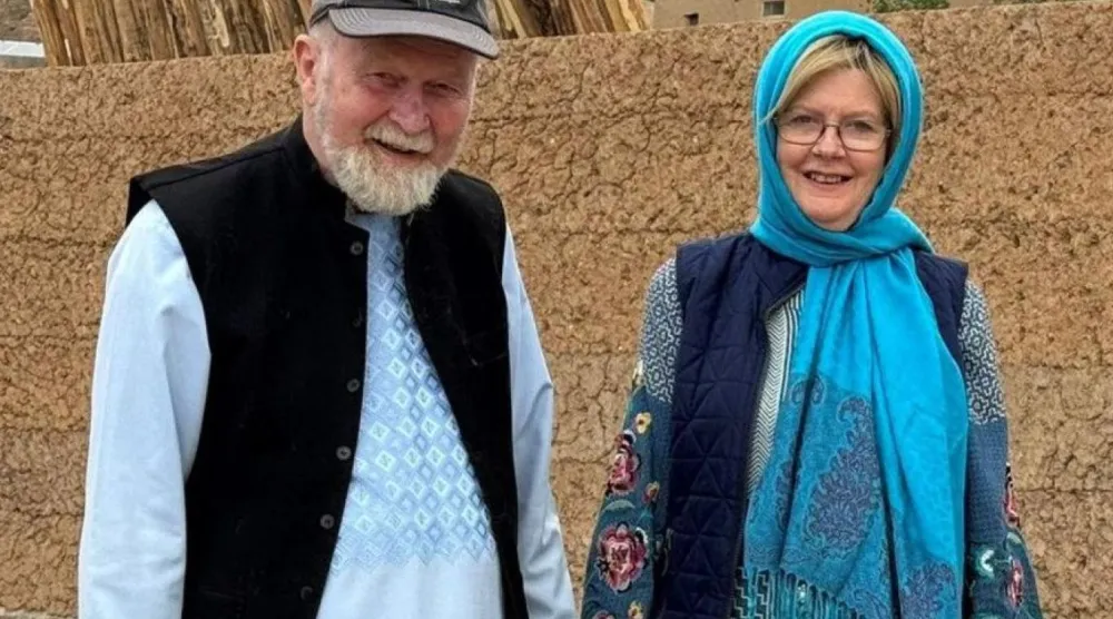 Çift, 1970'te Kabil'de evlenmişti (BBC)