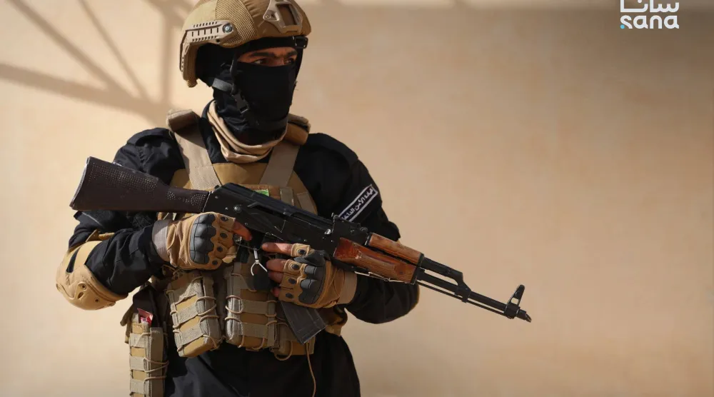 أحد أفراد الأمن السوري (سانا)