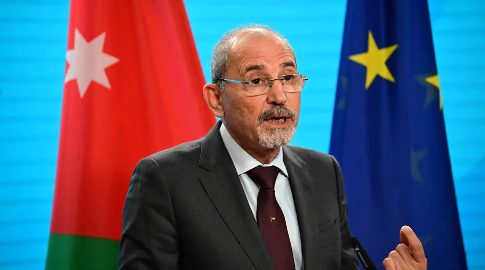 وزير الخارجية الأردني أيمن الصفدي (أ.ف.ب)